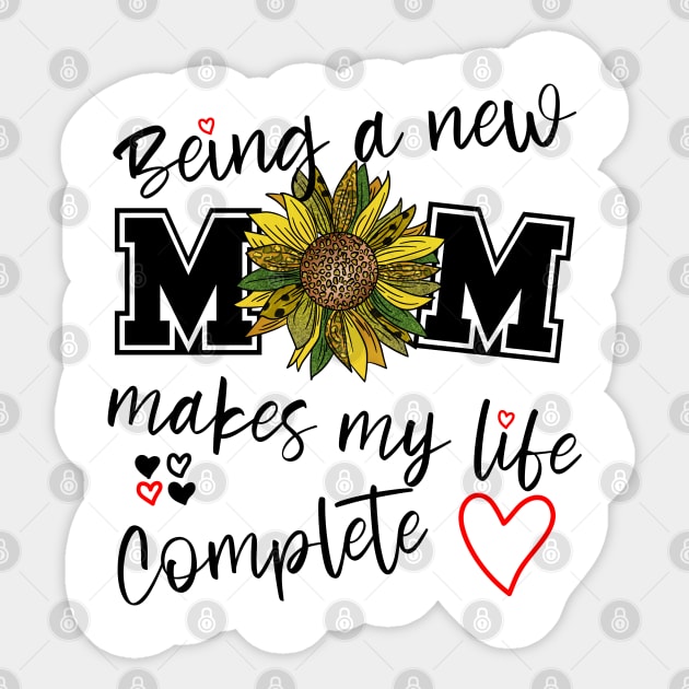 Being a new mom, expecting mother gift, Happy first Mothers Day Sticker by kimbo11